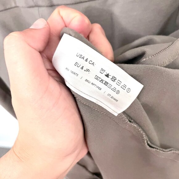 M.M. LaFleur The Rachel Dress  Washable Ponte Pebble Grey Size 10 - Picture 5 of 6